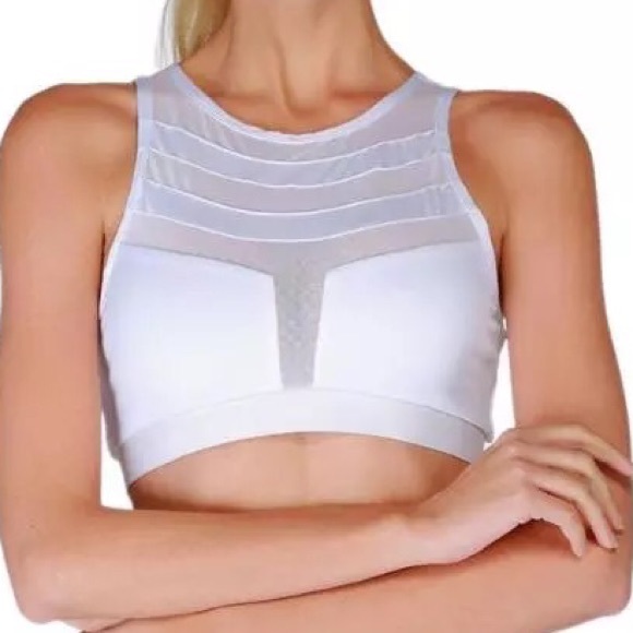 Other - White Mesh Sports Bra